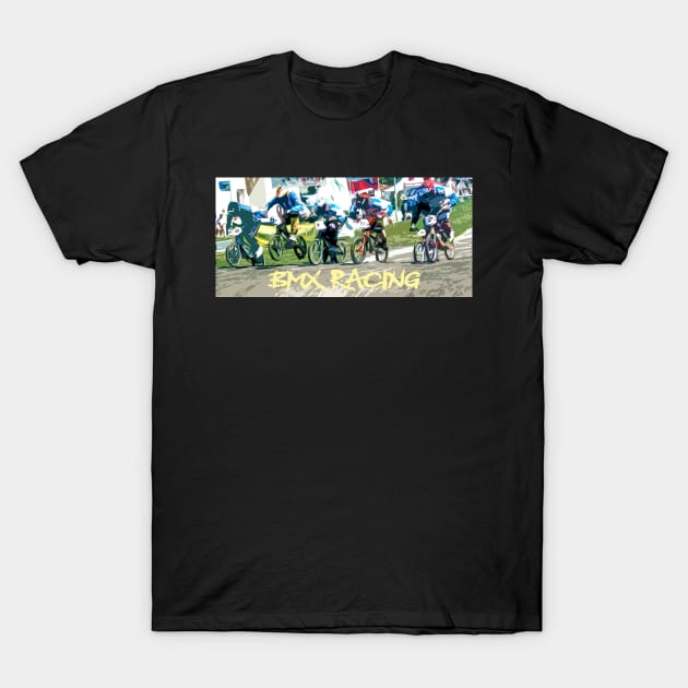 BMX T-Shirt by rickylabellevie